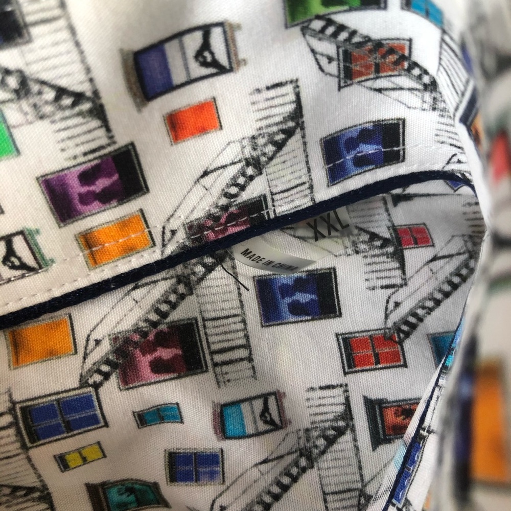 Bugatchi Shaped Fit Window Stairs Ls Button Shirt - image 6